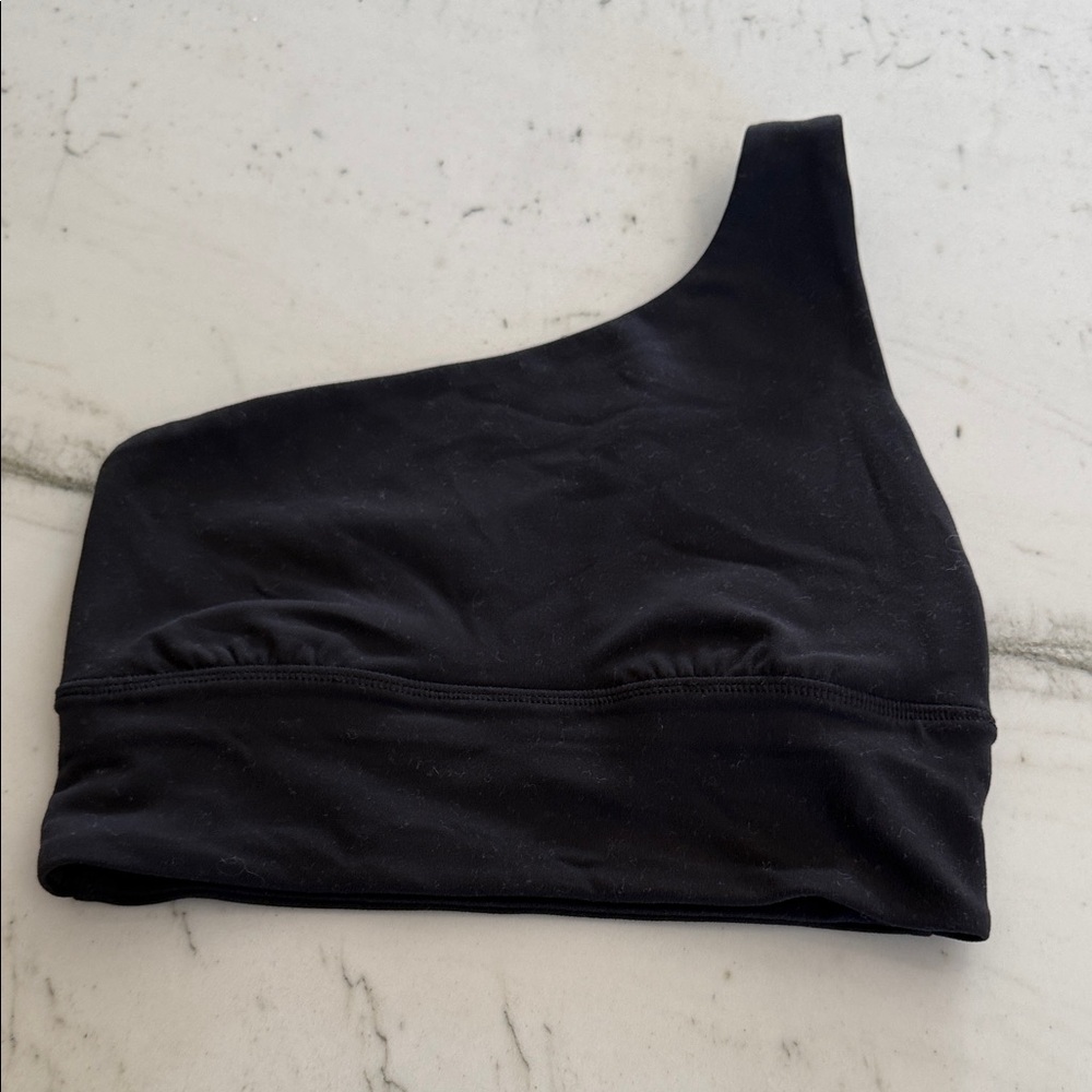 lululemon athletica Black One-Shoulder Sports Bra